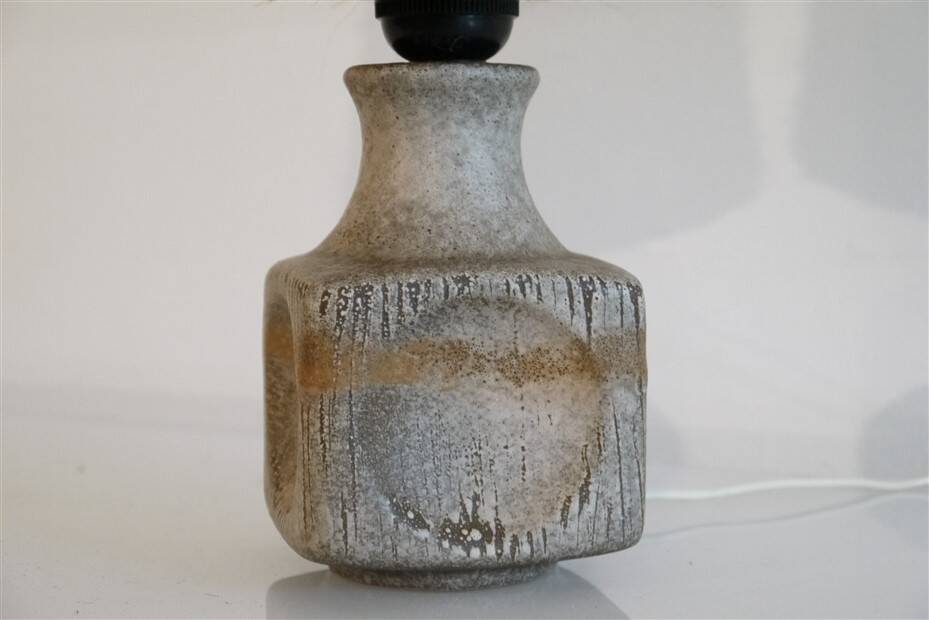Danish ceramic and rope lamp 1960