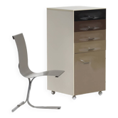 DF2000 trolley bar cabinet by Raymond Loewy for the Doubinsky Frères 1968