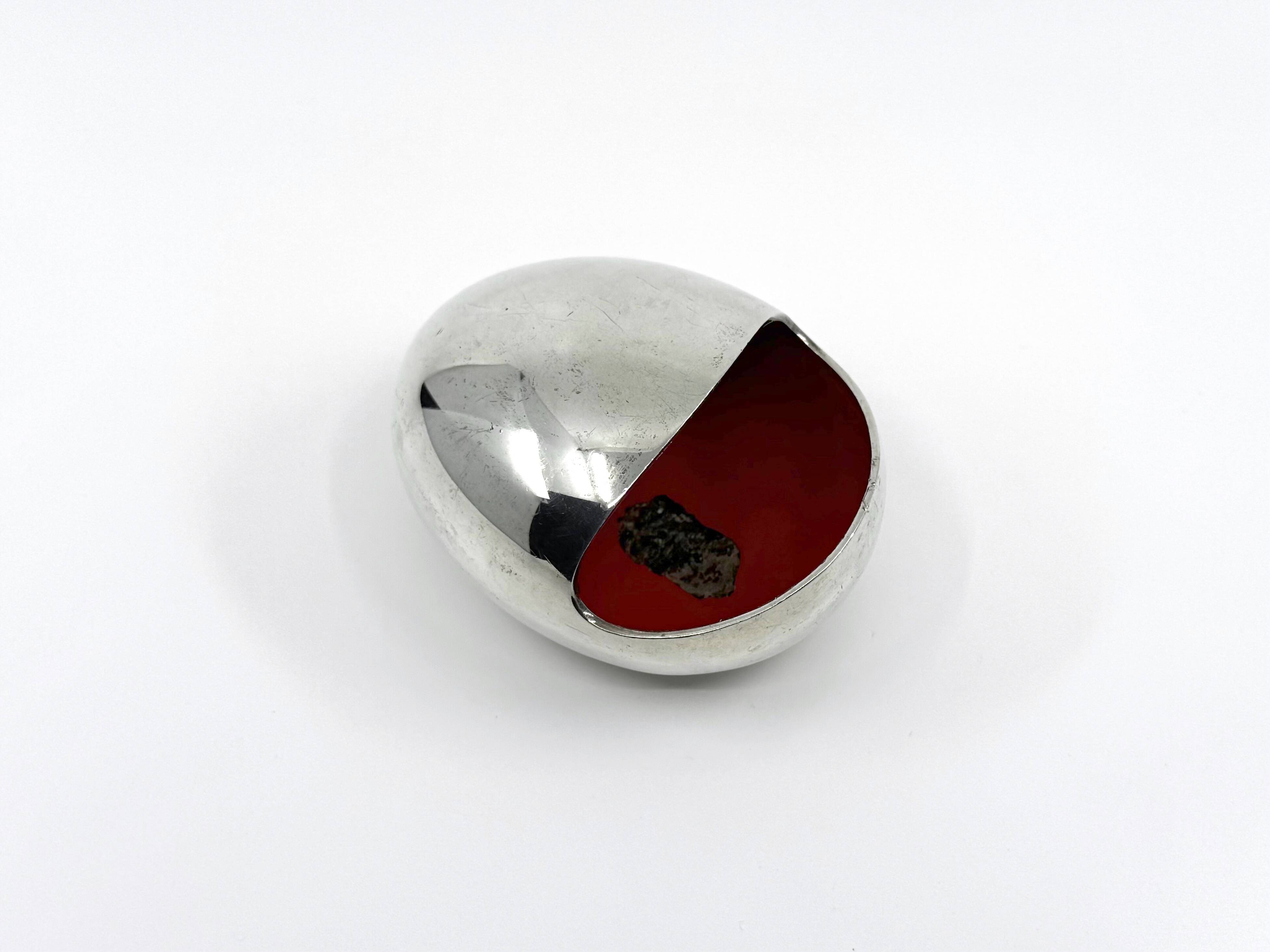 Cendrier moderniste "the smile" • Hans Bundle pour Carl Cohr • Danemark 50s