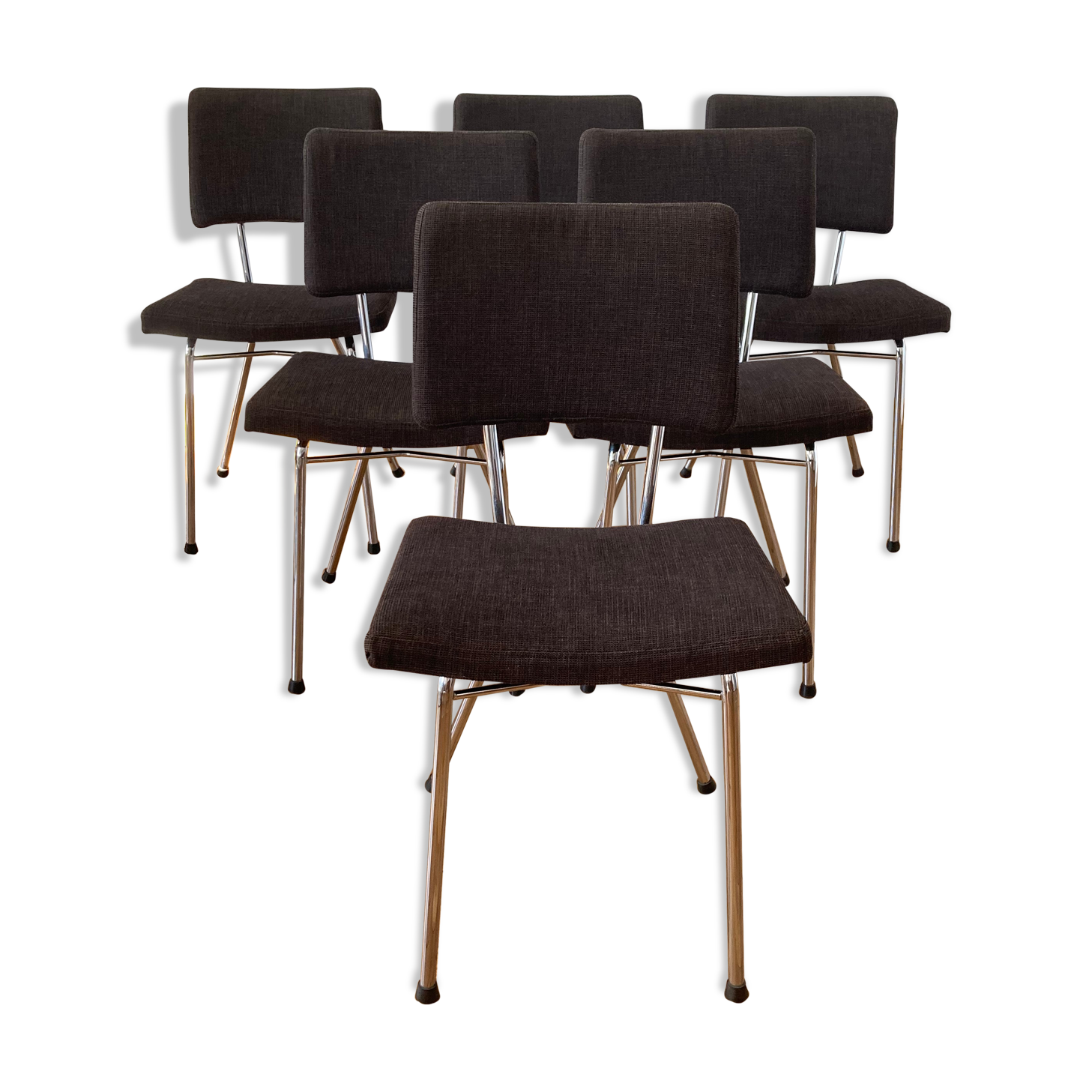 Set of 6 chairs 60s