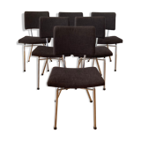 Set of 6 chairs 60s