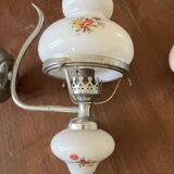 Pair of sconces with opalines