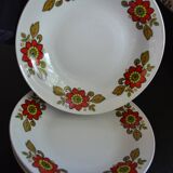 6 Bavaria W Germany floral deep plates