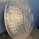 Vintage Glass Wall or Ceiling Light, 1970s