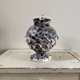 Large vintage Vallauris fat lava pitcher