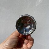 8 silver-plated metal cups 1970