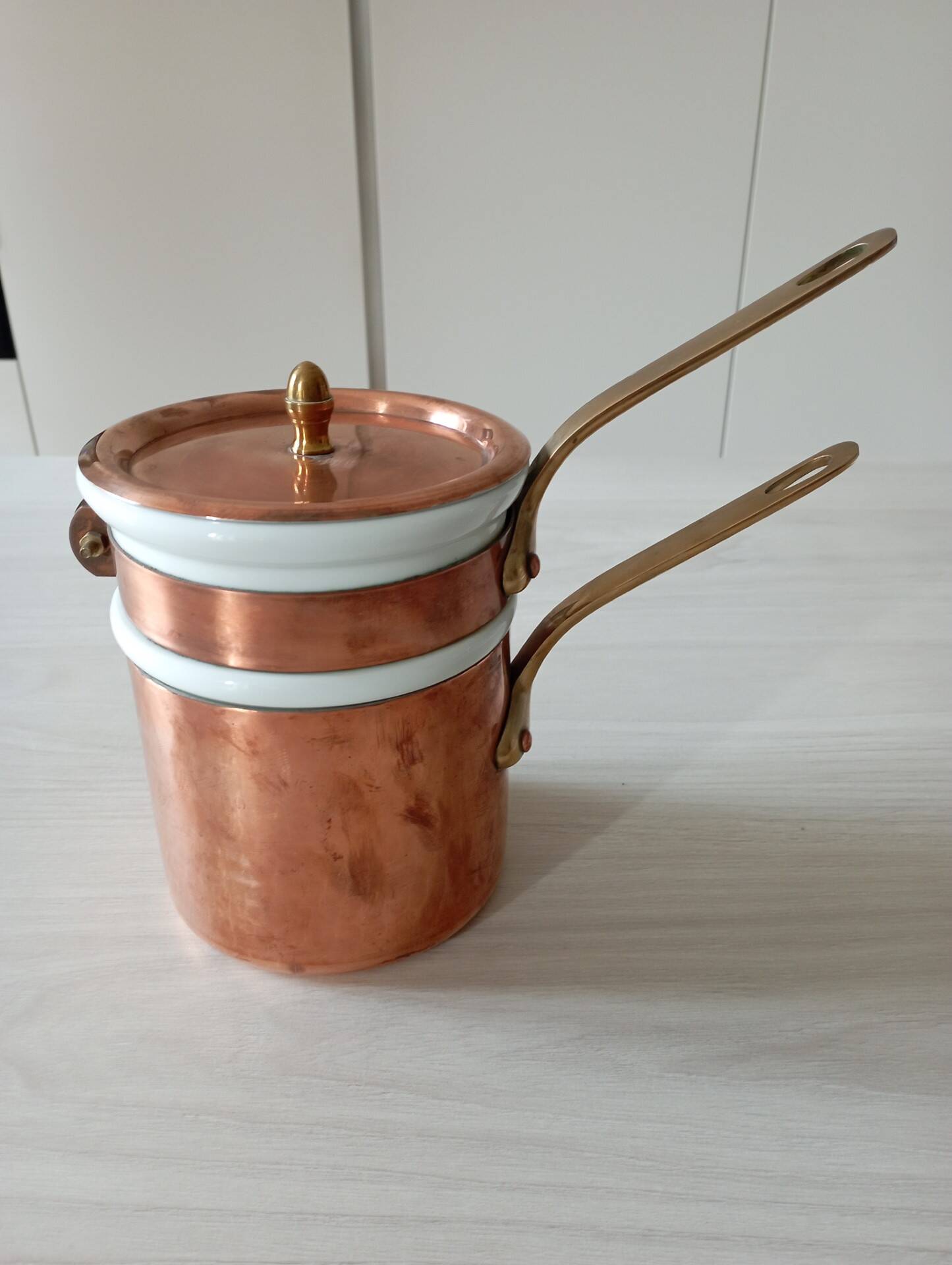 Bain-marie saucepan
