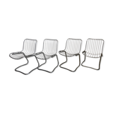 Rinaldi Gastone chairs in chrome
