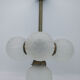 Hanging lamp four art deco globes 1930