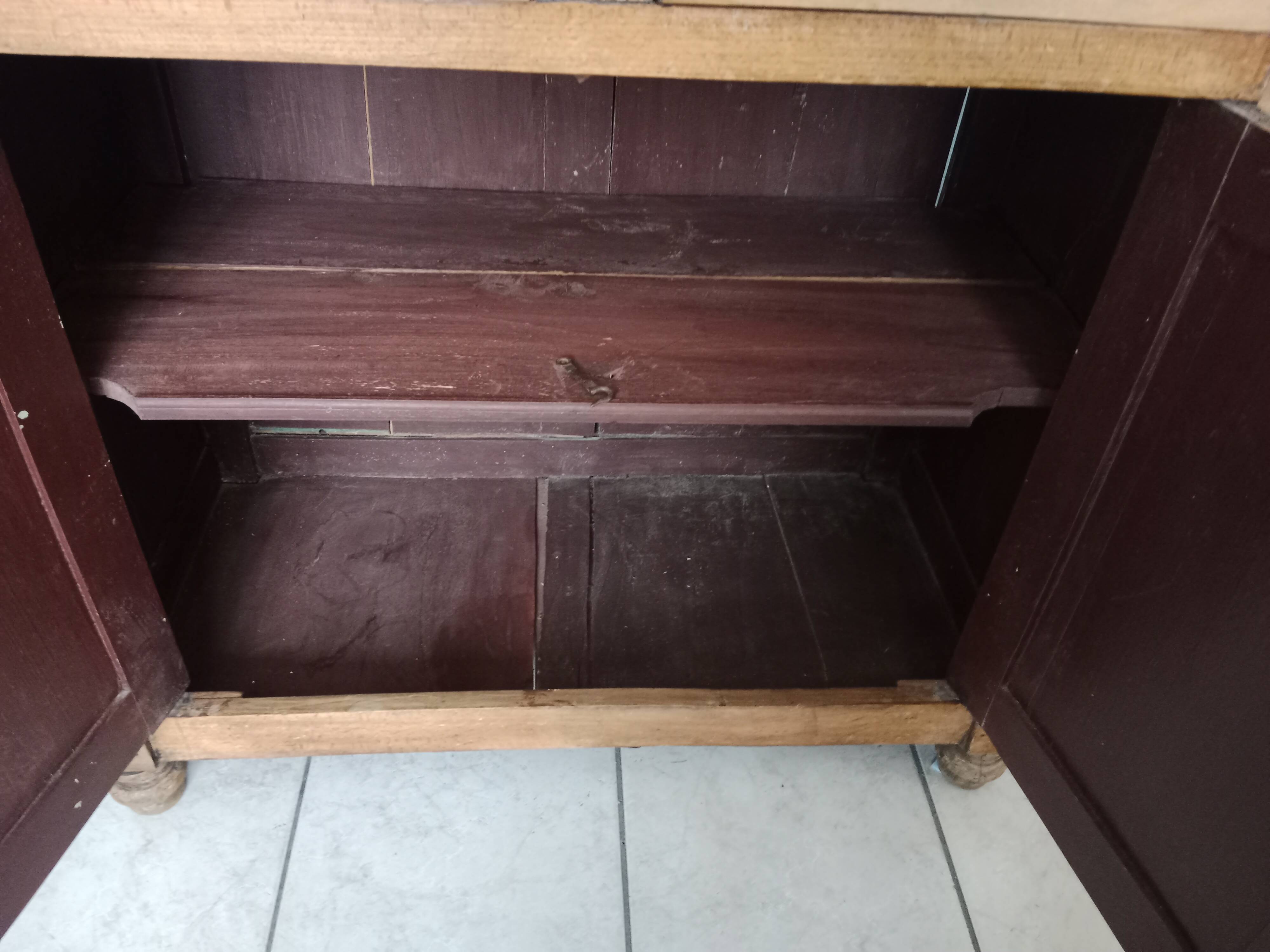 Buffet parisien commode campagne vintage bois