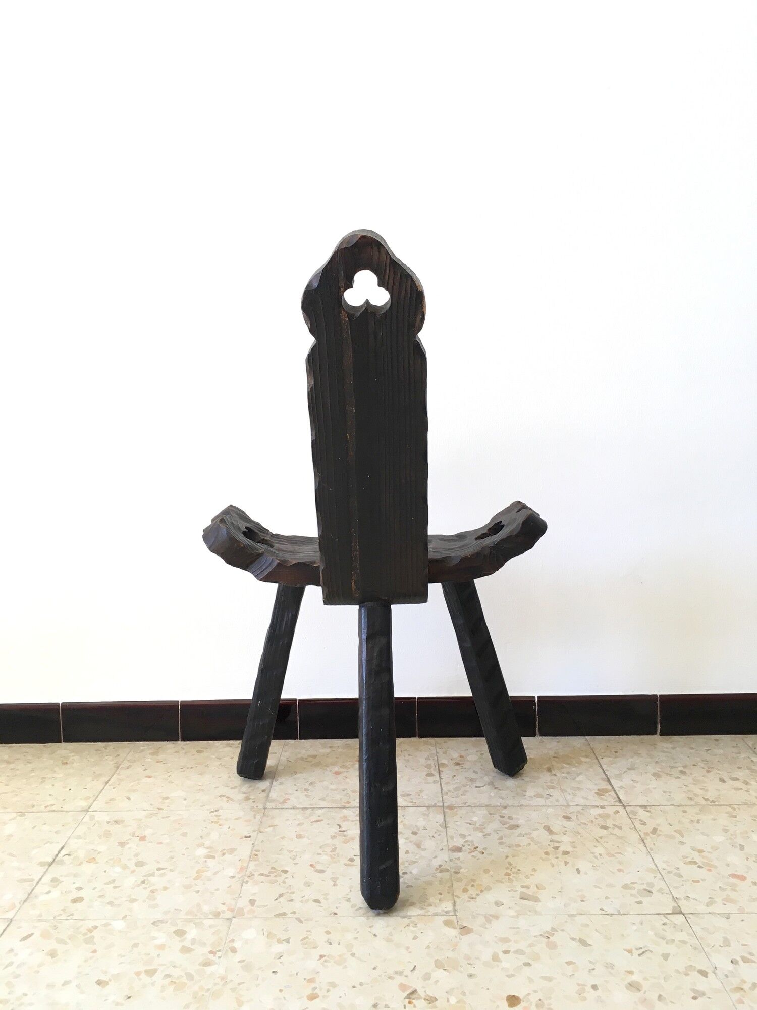 Vintage brutalist chair 70s