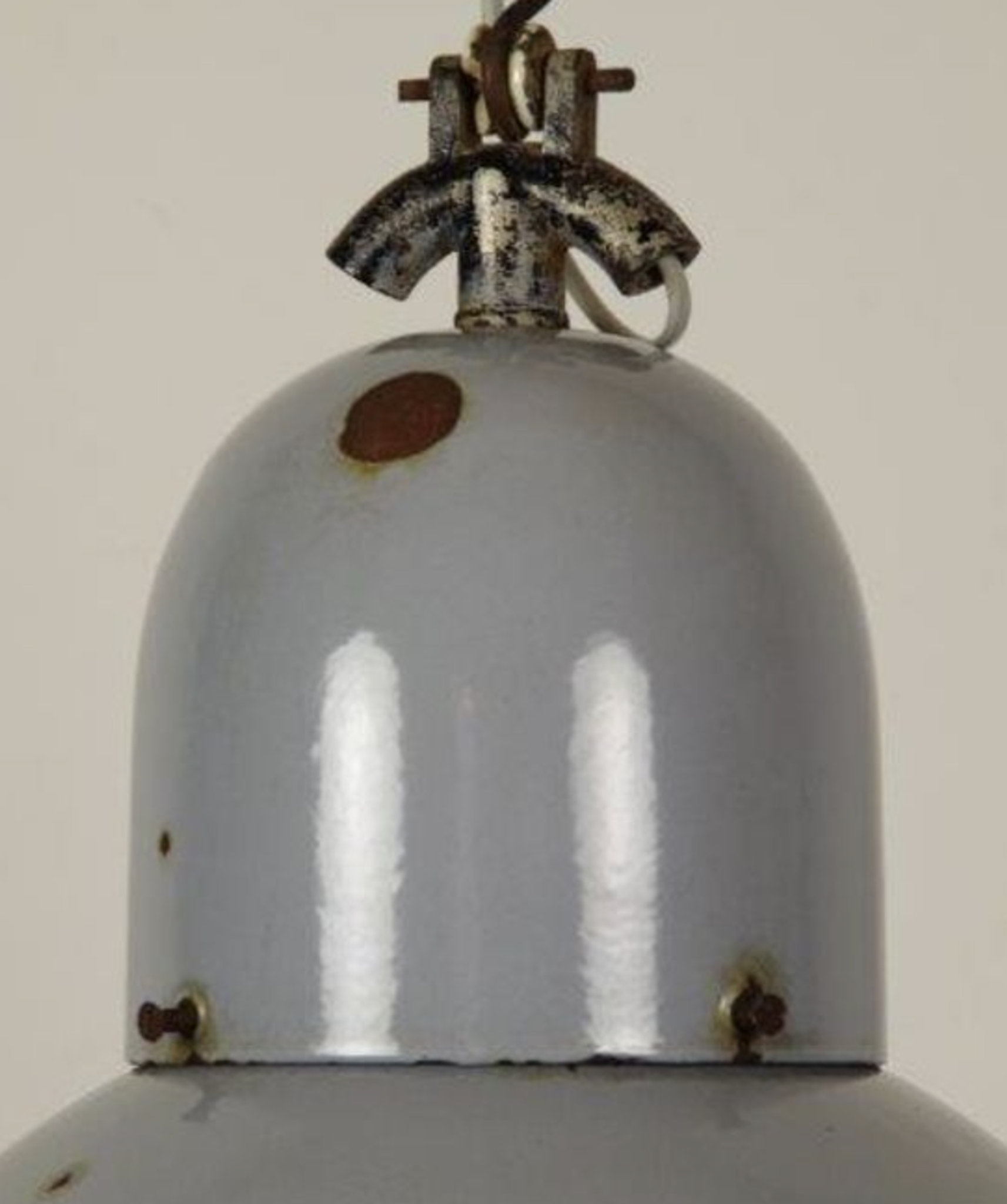 Industrial suspension blue gray