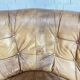 Fauteuil d'angle vintage en cuir, design italien des années 1970