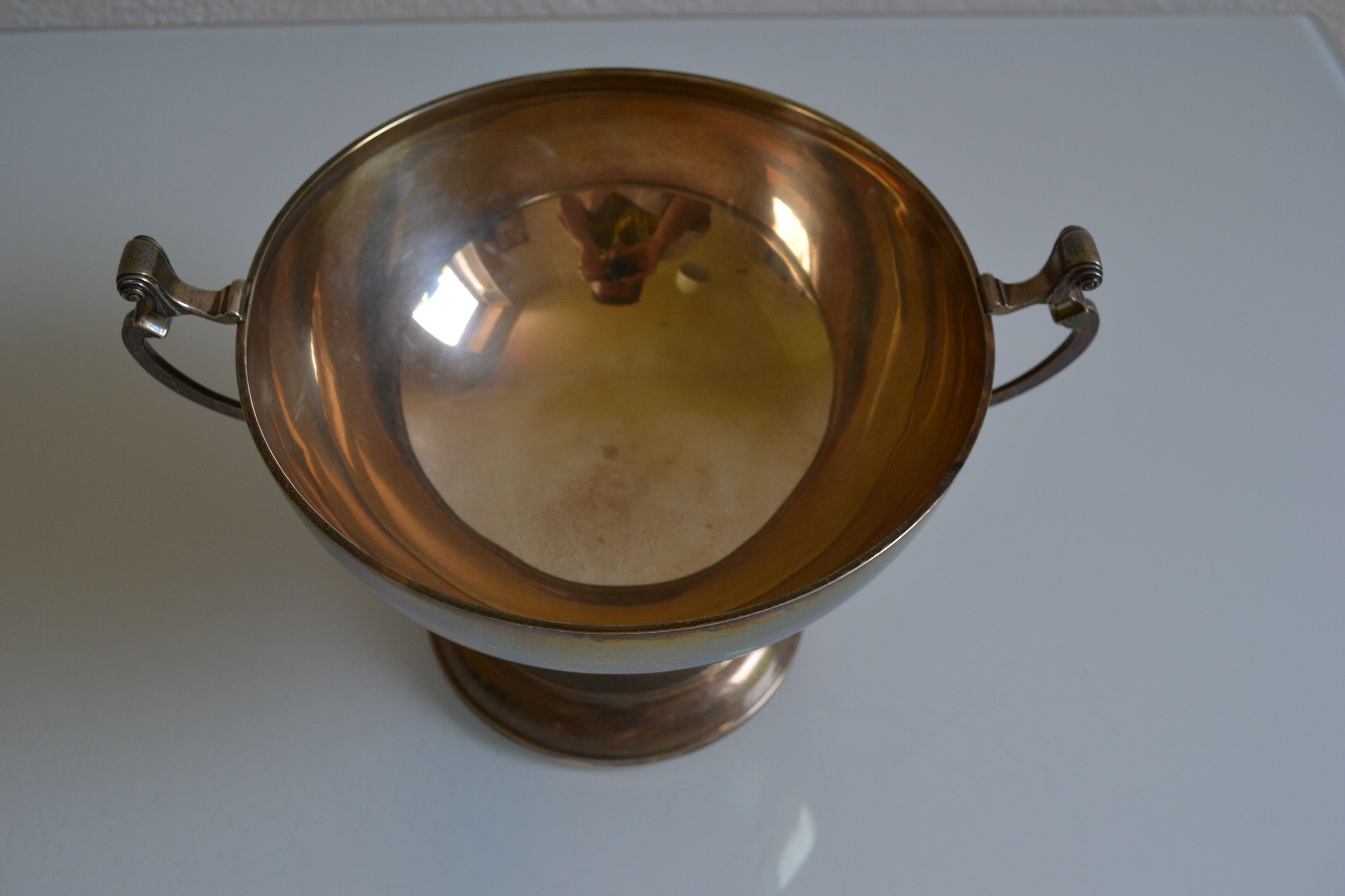 Coupe de mariage argent massif