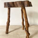 Brutalist tripod stool
