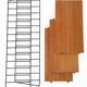 Original String shelf / Kajsa & Nisse Strinning / teak / modern mid-century design / black / 75x40x20cm