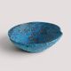 Turquoise ceramic fruit bowl by Charles Cart Vallauris, circa the 1960s.