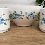 Set of 2 cups and bowl Arcopal Veronica