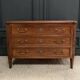 Louis XVI 18th century blond mahogany chest of drawers with three drawers