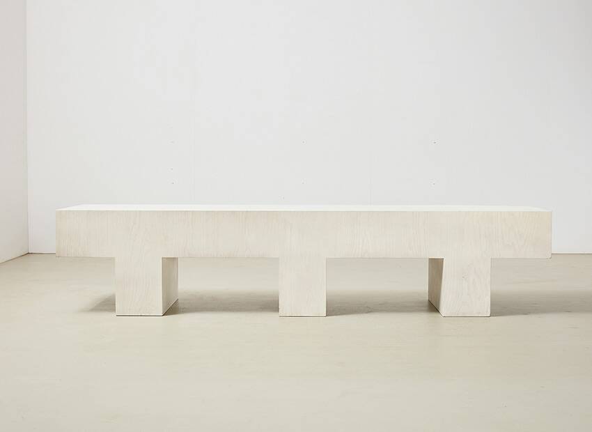 Very rare Izmir Bench by Aldo Cibic for Standard Milano Italy 1992
