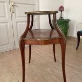 Guéridon table à thé style Louis XV