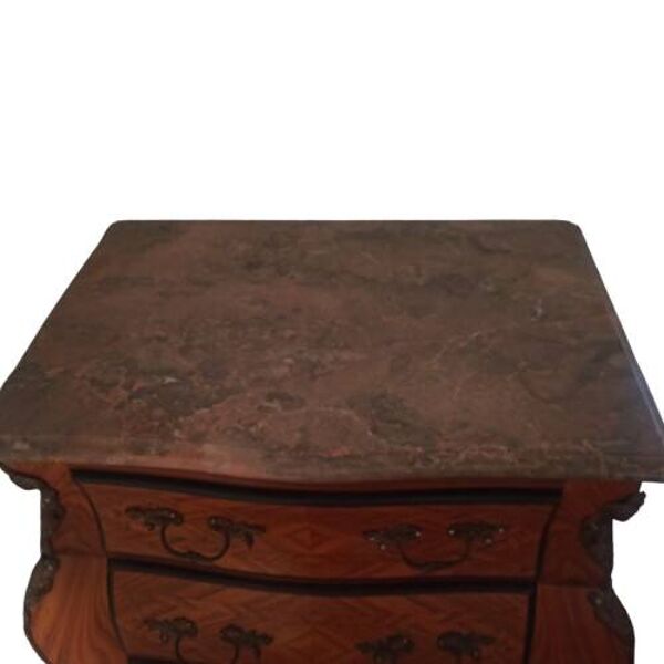 Commode ancienne en marqueterie, style Louis XV/XVI