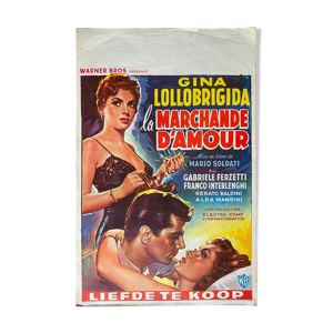 Affiche belge La marchande d'amour