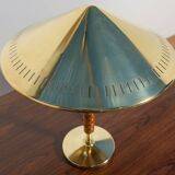 Vintage Modern Table Lamp in Brass by Bent Karlby for Lyfa, Denmark, 1956