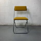 Mustard yellow folding chair