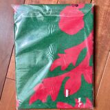 Pierre Frey "Frontenac" Red & Green Tablecloth