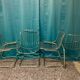 Set of 4 Gastone Rinaldi style chairs in chrome metal