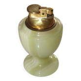 Onyx and brass table lighter - Vintage