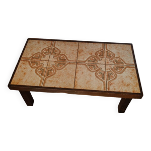 Table basse vintage en - bois