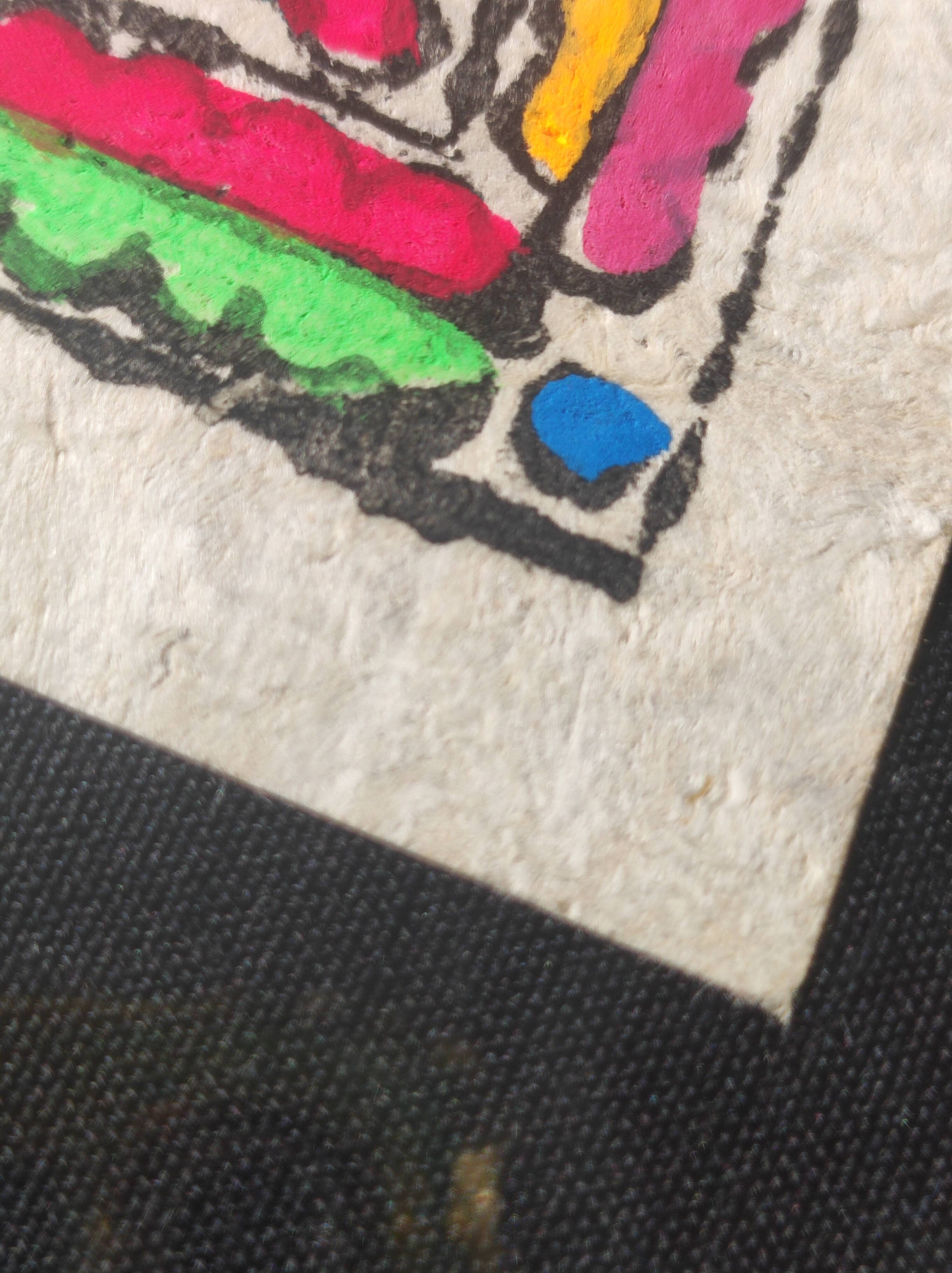 Mexican painting on amate paper