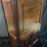 18th-century solid mahogany Louis XVI secretary