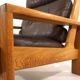 Fauteuil en cuir marron à dossier haut Asko Bonanza par Esko Pajamies