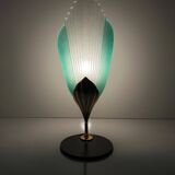 Pair of Nefertiti Murano table lamps