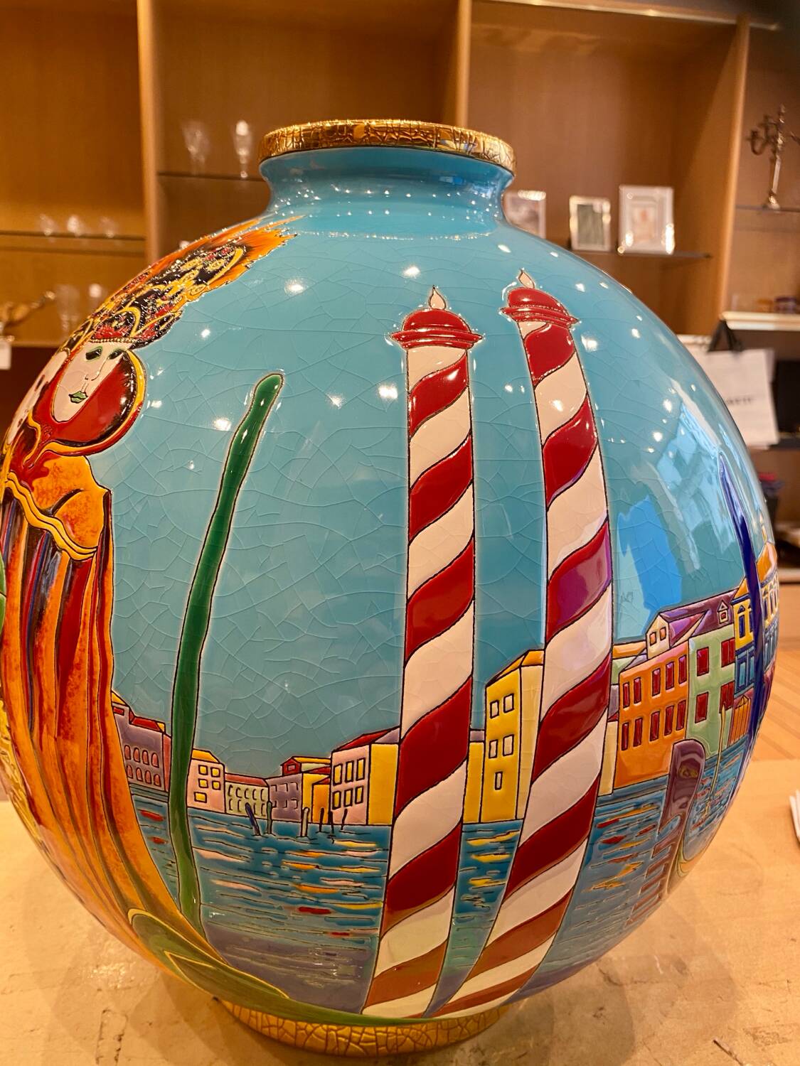 Vase Émaux de Longwy