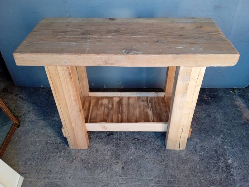 Workbench 120cm old solid wood