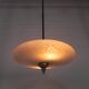 Art Deco pendant lamp with cloudy glass bowl, 1930s