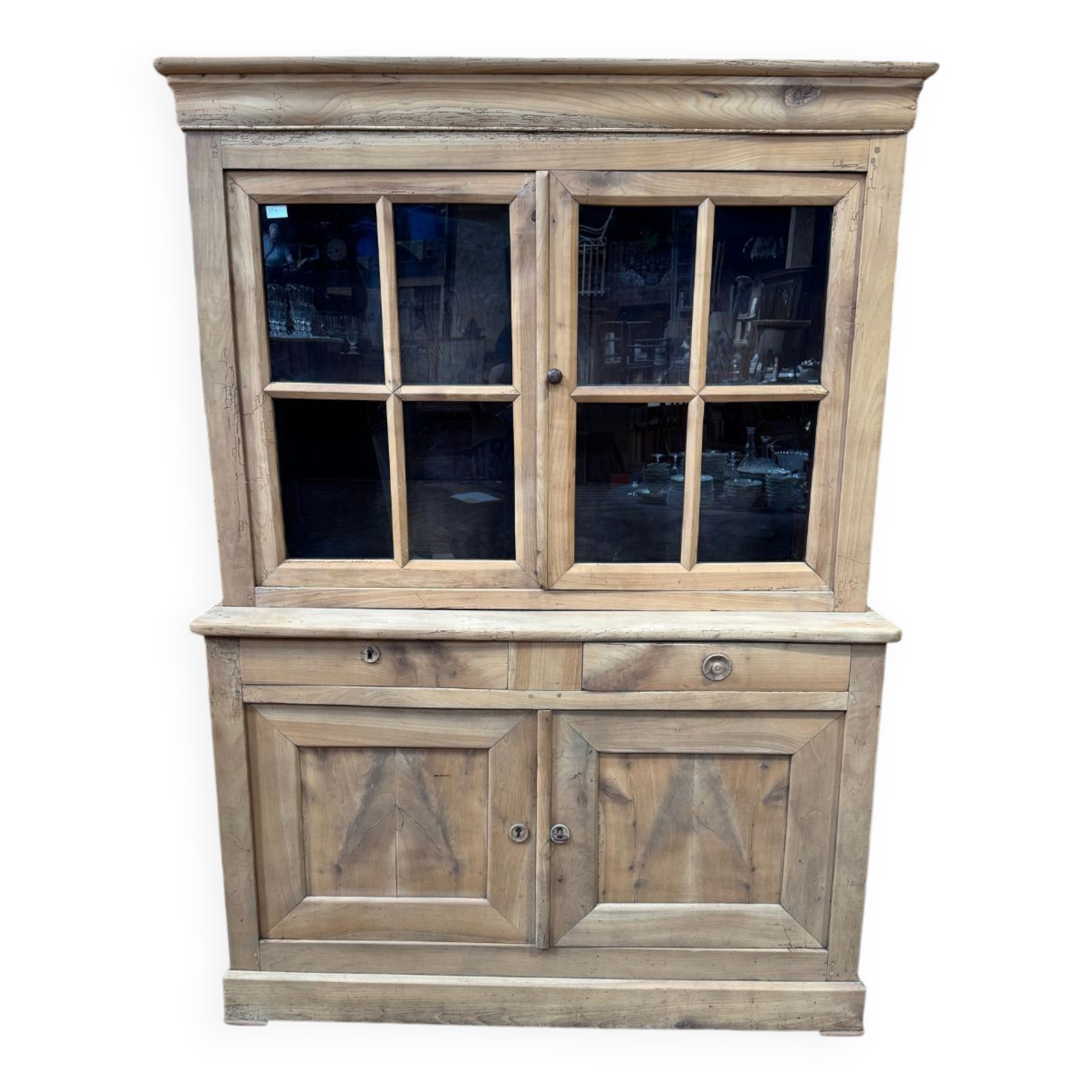 Antique sandblasted dresser