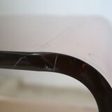 Vintage plexiglas coffee table by Michel Dumas