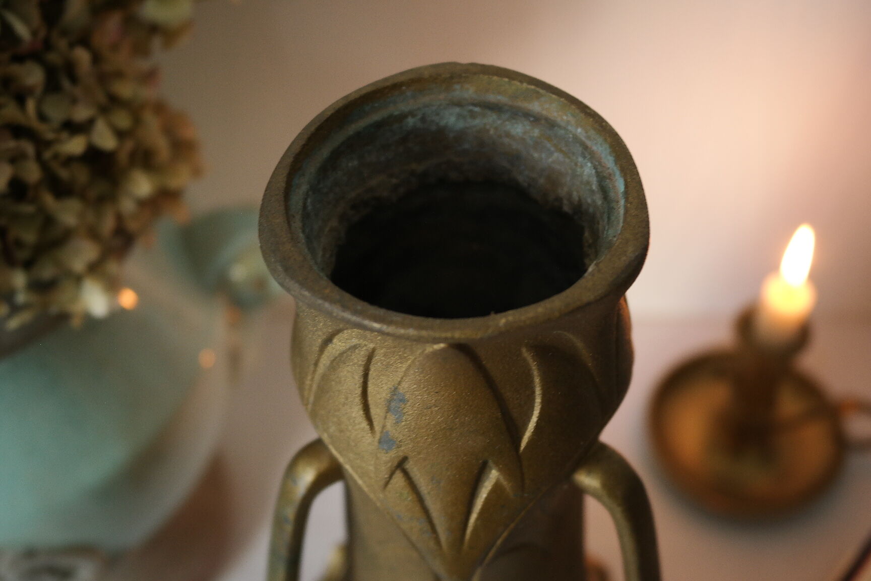 Art Nouveau vase "Nymphes" signed by Jean Garnier