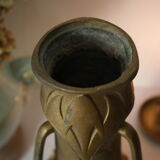 Art Nouveau Vase "Nymphs" signed Jean Garnier