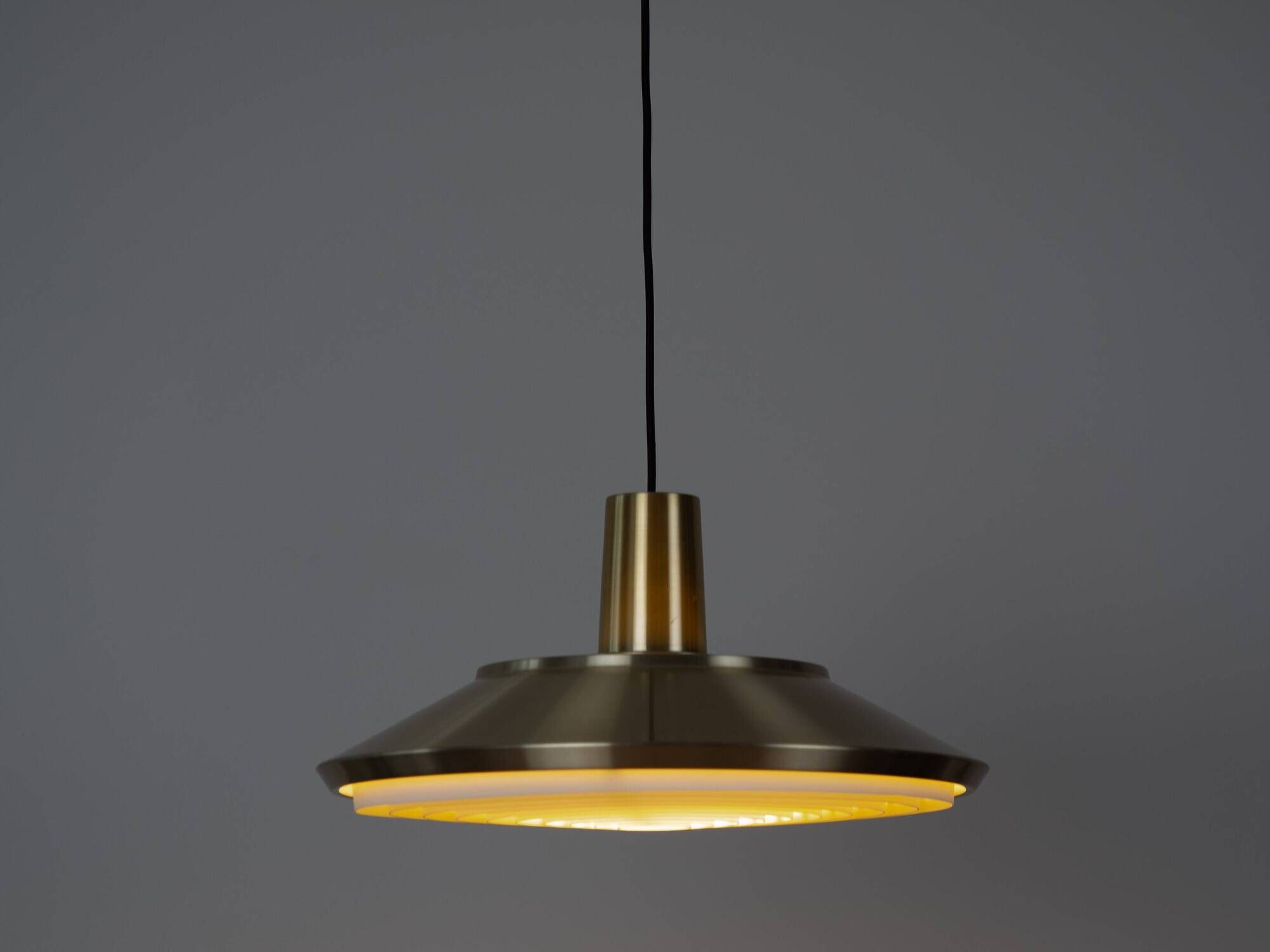 Vintage Danish pendant lamp by Nordisk Solar, 1960s.