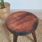 Vintage tripod campaign stool