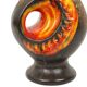 Rare Orange Fat Lava Vase West Germany Walter Gerhards 26cm