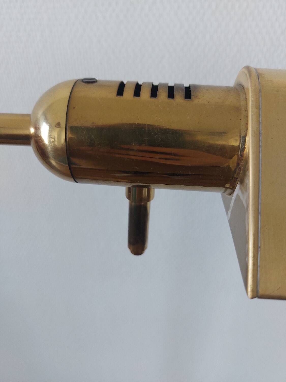 Vintage brass floor lamp