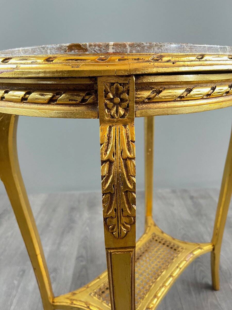 Louis XVI style side table, early 20th century