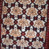 Vintage Persian Carpet Hamadan handmade 80cm x 207cm 1960s, 1C378